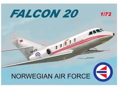Plastic model 1/72 Dassault Falcon 20 Royal Norwegian Air Force [MA2GP074]
