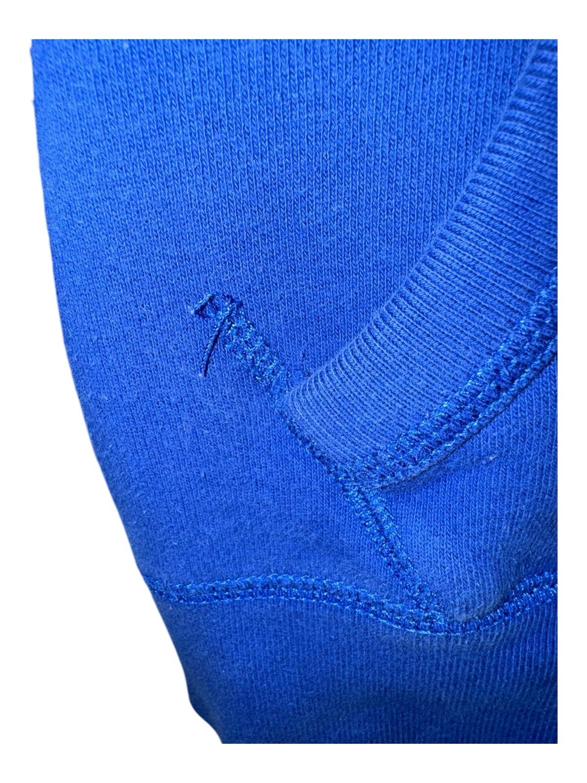 Felpa con cappuccio vintage Polo Ralph Lauren blu giallo pony 2 bottoni taglia M RARA