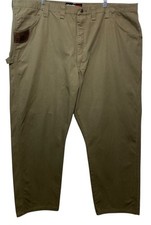 Wrangler Riggs Workwear Carpenter Pants Mens Size 48x30 Brown Ripstop Outdoor