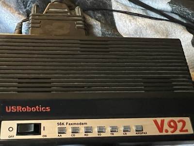 US Robotics V.92 USR5686E  External Modem + Fax