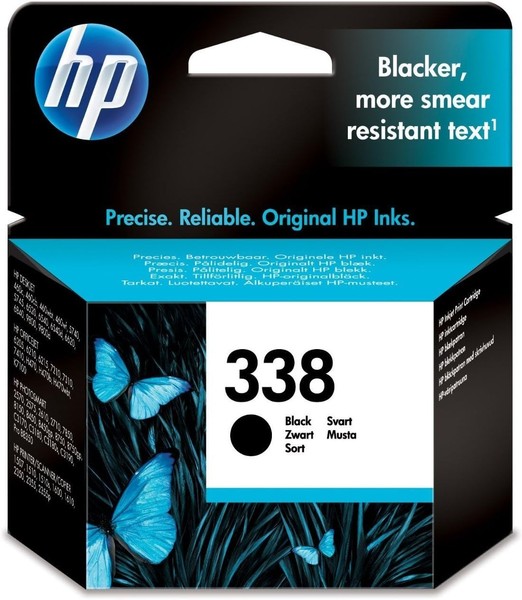 Original Tinte Hp 338, NO338, Nr 338 C8765EE, C8765EEABB, C8765EEABD Schwarz-image