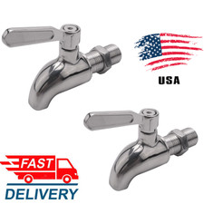 Rubinetto erogatore acciaio inox birra fredda, vino, succo, kombucha e acqua a prova di perdite