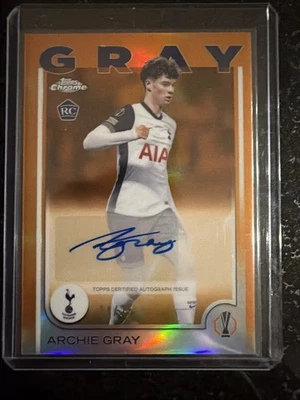 Topps Soccer Tottenham Hotspur Autographed Sports Trading Cards