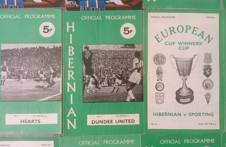 Full Season 1972 1973 Hibernian Programme's Including European & Cup Games. - Image 4 of 4