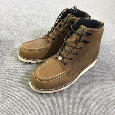 Brunt Marin Work Boots Mens Size 11.5 Brown Leather Moc Toe EH ASTM F2892-18