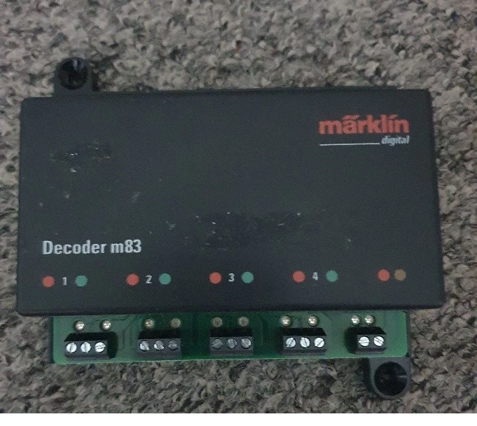 Märklin 60832 m 83 Schaltdecoder Baustein ohne OVP, geprüft! Wie NEU !!!!