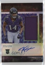 2022 Panini Illusions First Impressions Memorabilia /299 Kyle Hamilton Auto 1kn1