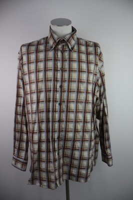 PAUL R. SMITH Vintage Baumwollhemd Herren 2XL Langarm Karo Hemd