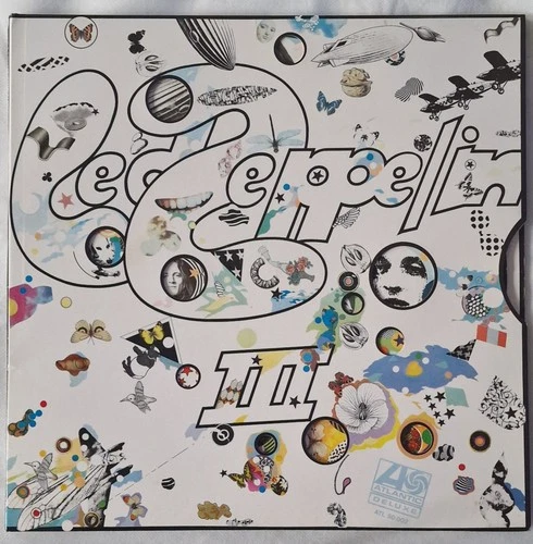 LED ZEPPELIN III 3 / VG+ GERMAN REPRESS VINYL LP ATL (K) 50002