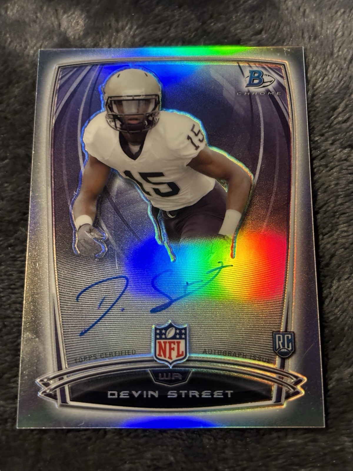 Devin Street Bowman Chrome Rookie Autograph #16 Base