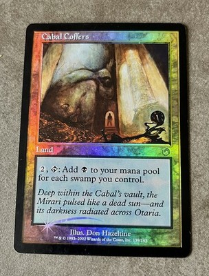 MTG Cabal Coffers FOIL Torment Original 2002 Rare Land NM/EX Vintage