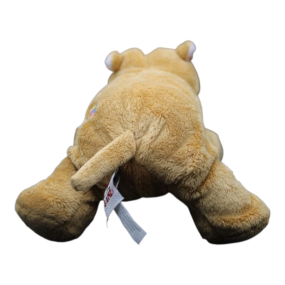Ganz Webkinz Tan Mud Hippo 9” Plush Stuffed Toy No Code - Image 3 of 4