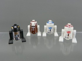 Lego Star Wars R2-D2 R7-D4 Droid R4-D5 Y- wing R2-Q5 Astromech Minifigure Lot