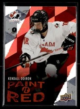 2026 Upper Deck Team Canada Juniors Paint It Red Kendall Doiron