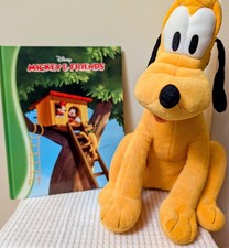 Kohl's Cares- Disney Mickey and Friends Book With Pluto Plush 14'