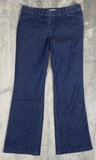 Dressbarn Women’s Jeans Size 29 Dark Blue Flare Stretch Denim