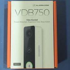 Alarm.com VDB750 Video Doorbell White, HD View, People Detection, 165  View
