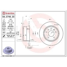 2x Bremsscheibe hinten für Opel Calibra A C89 Vectra J89 id26468