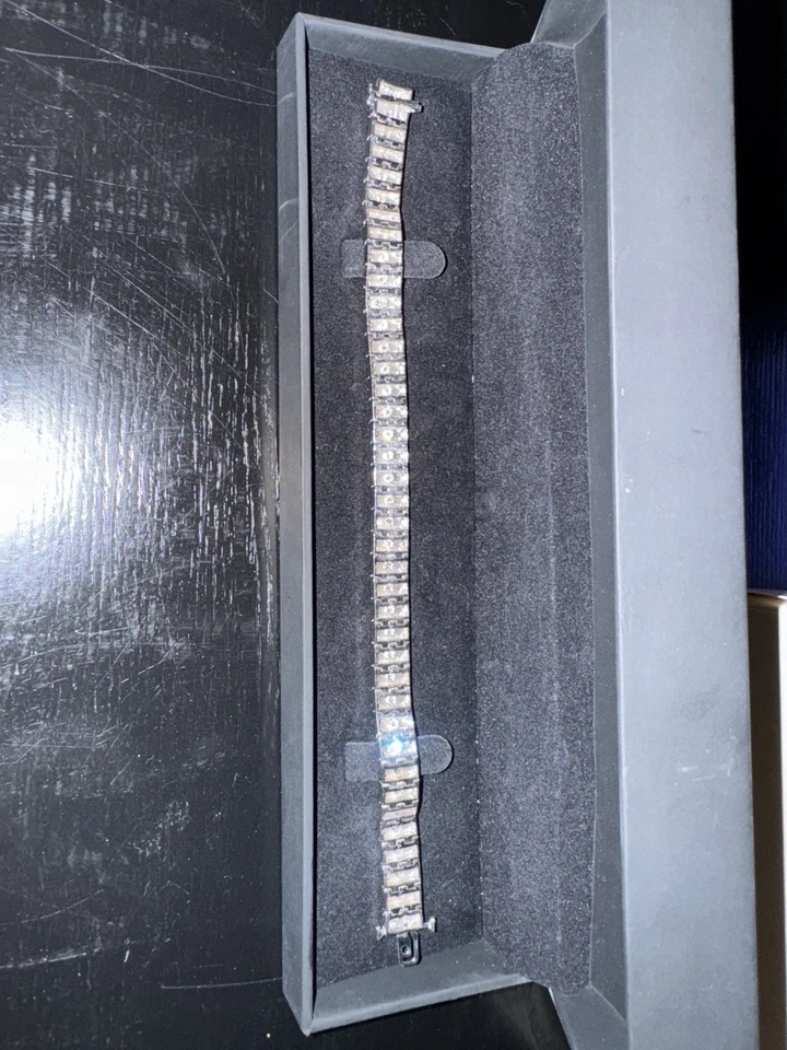 Natural Diamond Bracelet 9.5 carats 14k white gold - Image 3 of 4