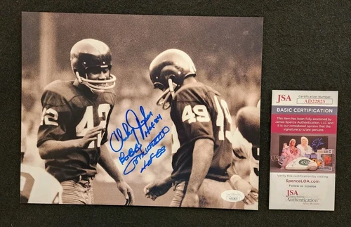 Charley Taylor/Bobby Mitchell Signed 8x10 Photo Redskins Autograph HOF 84/88 JSA
