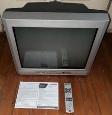 Sylvania 6420FE Gaming Crt Tv W/remote. 20" flat screen, S-Video input Manual