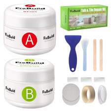 Tub Repair Porcelain Repair Kit, Crack Repair Kit for Bathtubs, Sinks, Marble, T