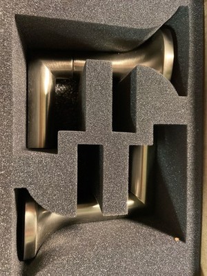 Brizo Odin: Wall Mount Tub Filler Lever Handles - HL70475-BN