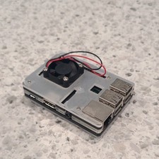 Raspberry Pi Single Board Computer with USB, Ethernet, Case, and Fan