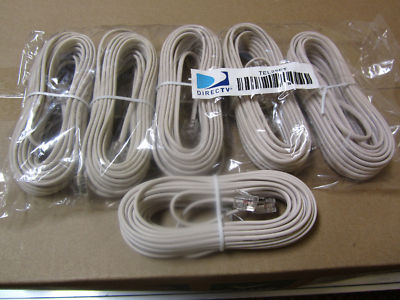 Dish Line Cable Directv Dish Phone Line Tel25Ft Cable 25Ft | eBay