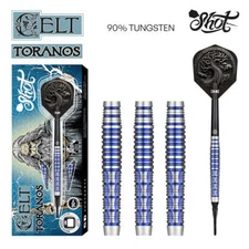 Shot Celt Toranos Soft Tip Dart Set-90% Tungsten-20gm