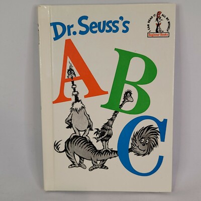 Vintage Dr. Suess Book Club Edition 1963 Dr Seuss's ABC Childrens