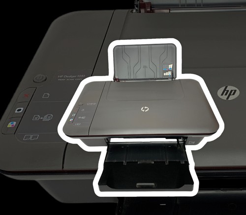 HP Deskjet 1051 J410 Series All-in-One Printer Pre-Owned Tested Works - Picture 4 of 12