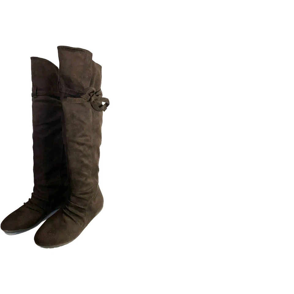 Bota hasta la rodilla Report Sydney para mujer, marrón, talla US 10 Foto 3 de 4