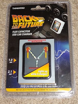 Back to the Future FLUX CAPACITOR USB Car Charger iPhone Android Samsung  Phone