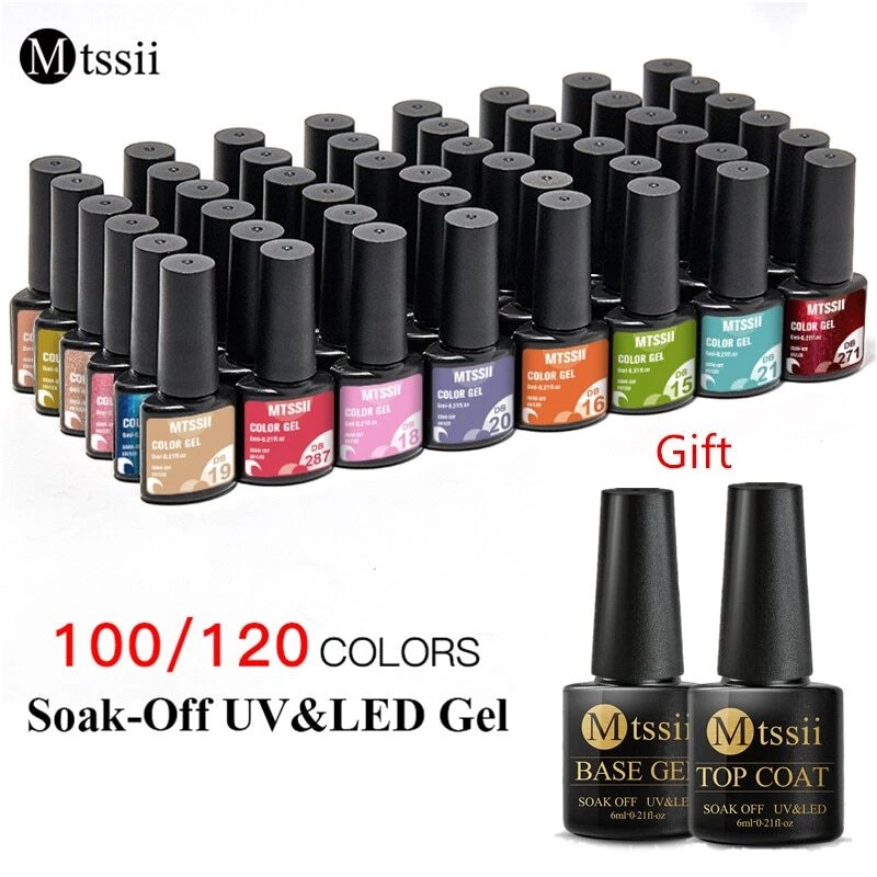 120/60/40/24 Colors Gel Nail Polish Set Semi Permanent Hybrid Gel Varnish Set
Opens in a new window
