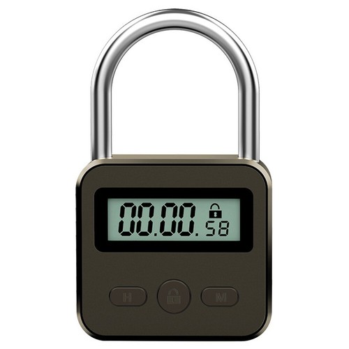Smart-Time Lock LCD Display Waterproof USB Rechargeable Temporary Timer Padlock - Picture 8 of 24