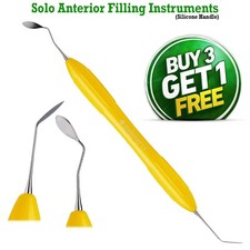 Solo Anterior Dental Composite Filling Instruments Restorative Silicone Handle