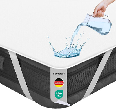 Komfortec Wasserdichter Matratzenschoner 120x200cm,Atmungsaktiv,Knisterfrei,Öko