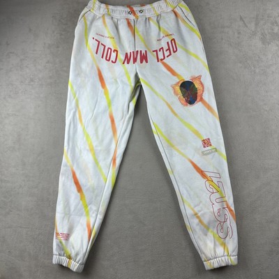 Boohoo Man Sweatpants Mens M White OFCL Limited Edition Edit 07 Streetwear  | eBay