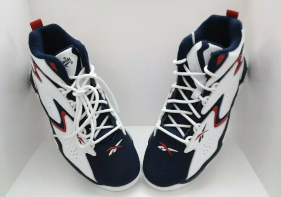 Reebok Mobius OG 'White Collegiate Navy Red' CN7885 Men's Sz Reebok Mobius OG 'White Collegiate Navy Red' CN7885 Men's Sz