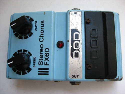 Vintage 80's DOD FX60 Stereo Chorus Guitar Effect Pedal USA