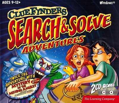 Cluefinders Search Solve Adventures Mystery Missing Amulet Ages 9-12+ New Sealed