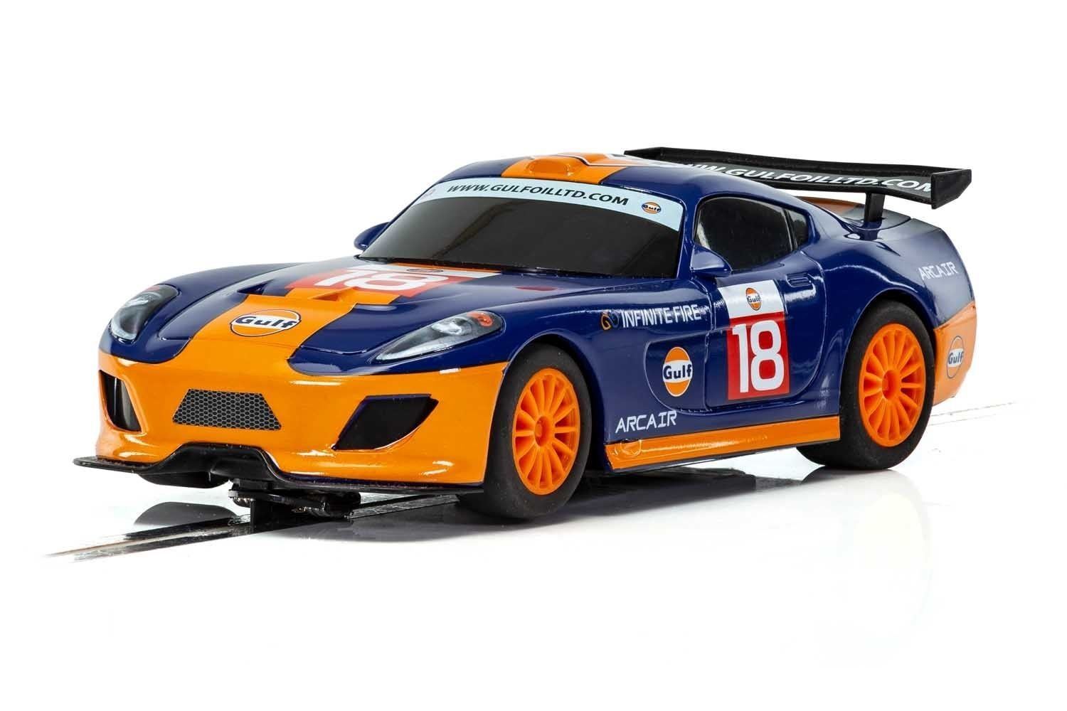 Scalextric 1:3 2 Slot Car Squadra Gt Gulf - C4091