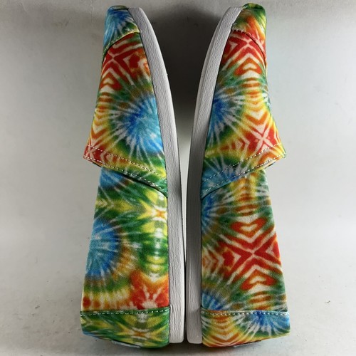 Toms Alpargata Women’s Shoes Fiesta Red Tie Dye Canvas Sneakers Size 7.5 - Picture 6 of 9