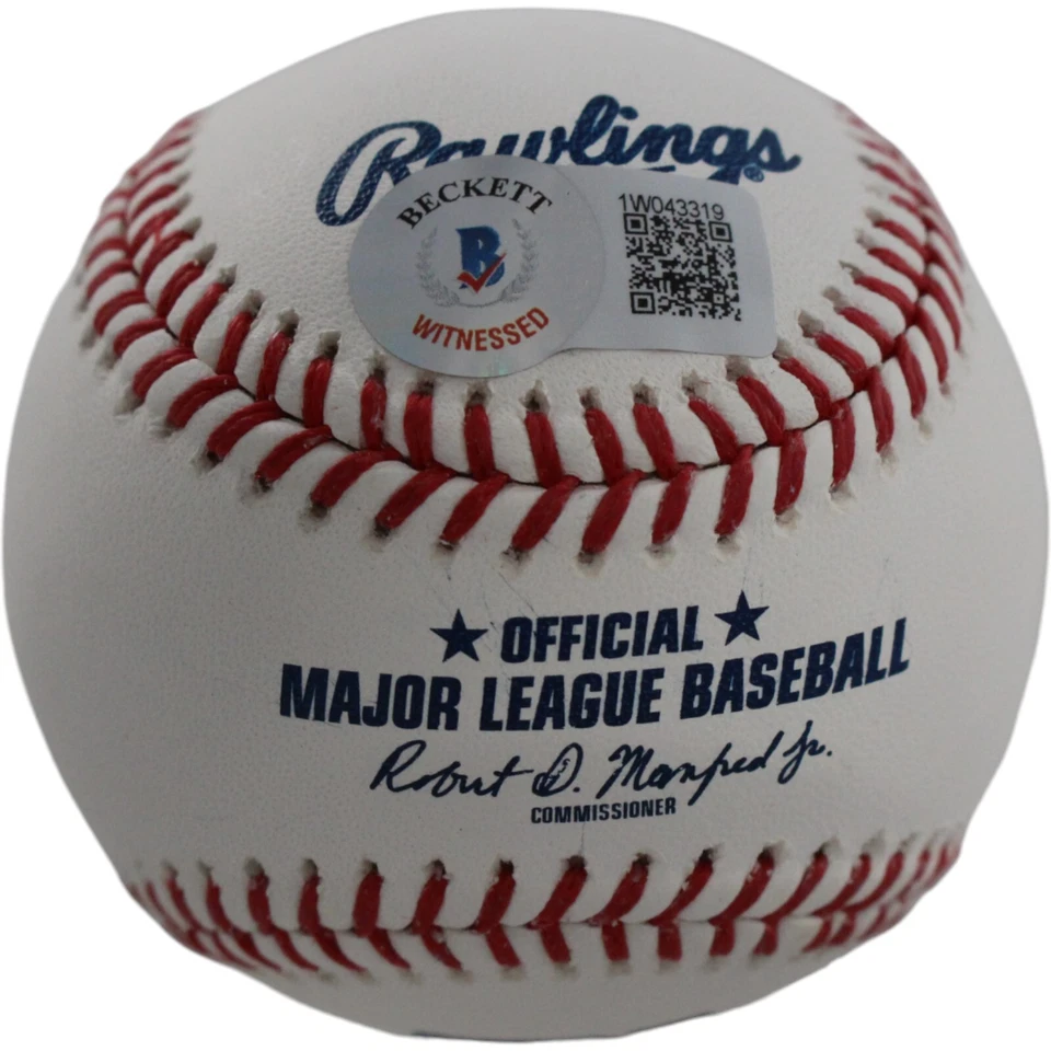 Frank Thomas Firmado Chicago Medias Blancas OML Béisbol Big Hurt BAS 444489 Foto 2 de 2