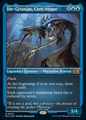 MTG JIN-GITAXIAS, CORE AUGUR 76 FOIL EXC - ETCHED AUGURE DEL NUCLEO - MUL EN