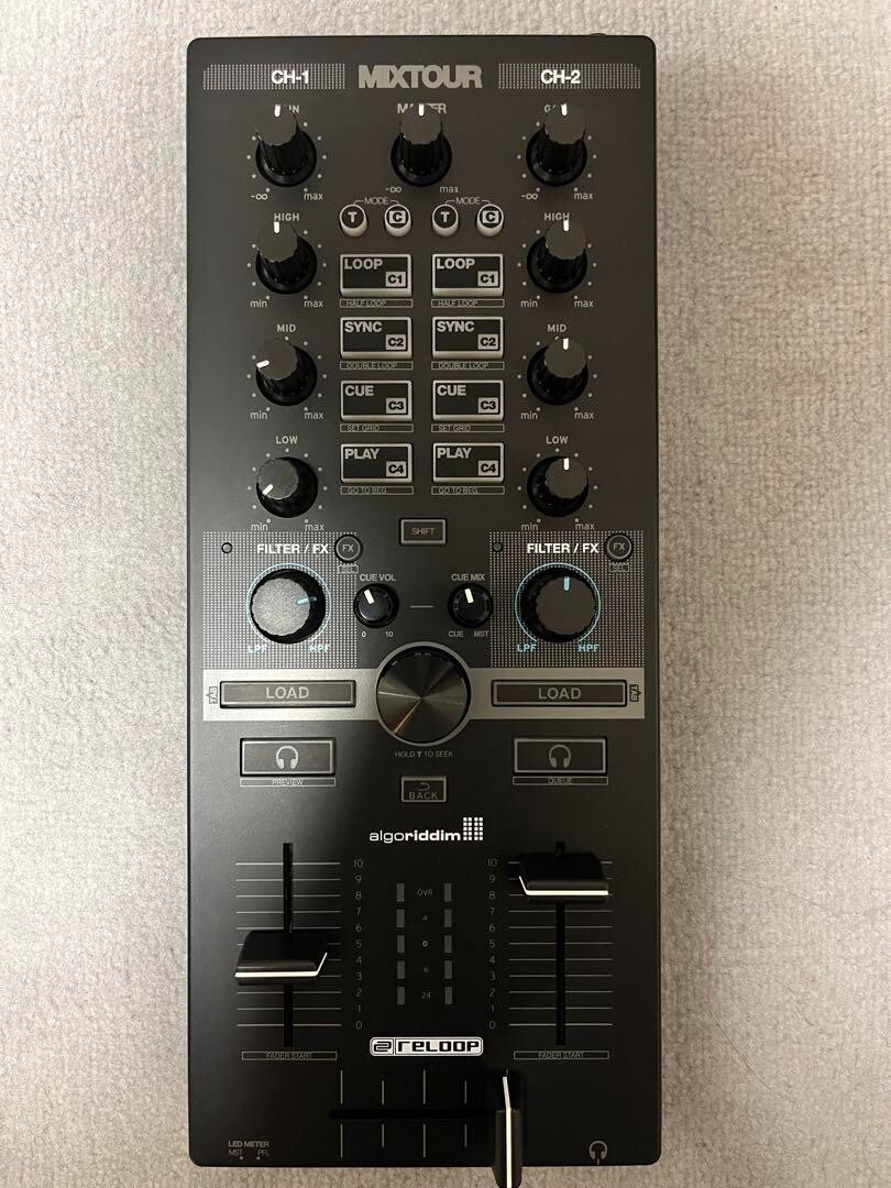 RELOOP MixTour Algoriddim B STOCK DJ Controller Audio Interfaces
