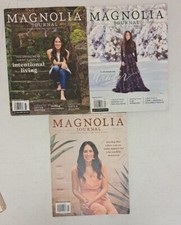 Magnolia Journal Chip And Joanna Gaines Lot Of 3 Magazines. Issues 5,6,14. #481