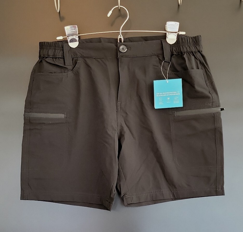 NWT Willit Womens Black Cargo Shorts UPF 50 Hiking Golf SPF Stretch Sz L eBay