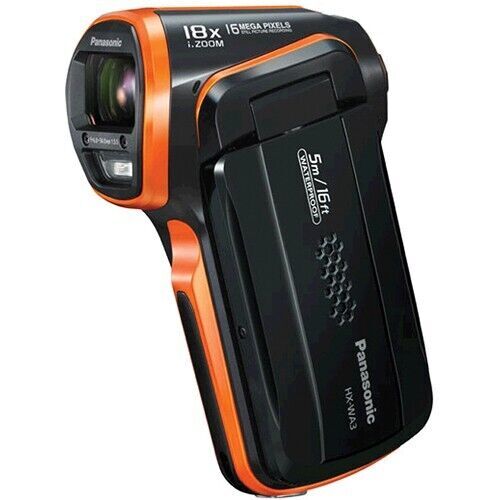 PANASONIC HX-WA03 DUAL CAMERA WATER PROOF 18x iZOOM HD 1080/60i/30p and 720/60p